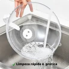 Tampa Antirrespingo Transparente Microondas Geladeira Forno