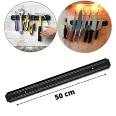 Barra Magnética Imã Suporte Facas Ferramentas Cozinha 50cm