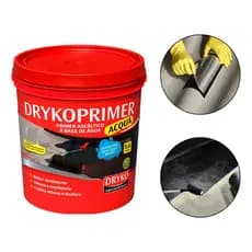 Primer Asfáltico Base Água Drycoprimer Dryko 3,6l Cor Preto Preto