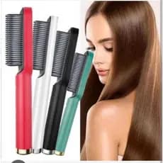 Escova Alisadora Multi Funcões 5 em 1 Hidrata Modela Alisa Alinha e Anti Frizz Elétrica Bivolt
