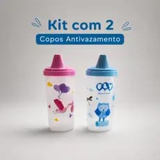 Copo Anti Vazamento e Anti Fluxo Infantil 240ml