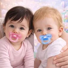 Chupeta Ortodôntica 100% Silicone Bebê Fase 2 +6 Meses Bico Anatômico Sem BPA