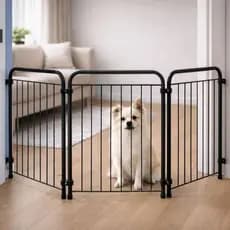 Cercado Portão Grade Pet Segurança Criança Escada Portátil Dobrável 3 6 9 12 Módulos Cachorro 51cm