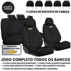 Capa De Banco Automotivo Em Tecido Original Carro Chevrolet Corsa Celta Prisma Onix Agile