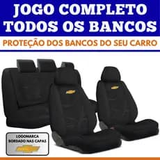 Capa Proteção Banco Automotivo Carro Tecido Impermeável Chevrolet Celta Corsa Montana Celta Prisma Onix Modelo Universal