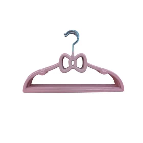 30 CABIDES INFANTL SLIM VELUDO ROSA DETALHE LACINHO