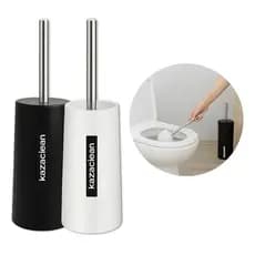 ESCOVA SANITÁRIA COM CABO INOX E BASE PLÁSTICA LUXO