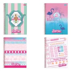 4 Caderno 10 Mat 160 Folhas Personagem Capa Dura