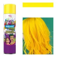 Tinta Spray Colorido Neon Cabelo Maluco Lavável 150ml Festa