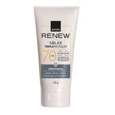 Protetor Solar Facial Avon Renew Fps70 Toque Seco 40g Matte com Protinol