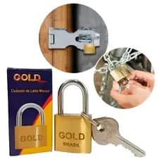CADEADO GOLD 20 – SEGURANÇA, RESISTÊNCIA E DURABILIDADE