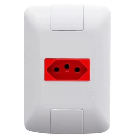 CJ 1TOM.2P+T 20A/250V ARIA VERMELHO