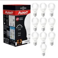 Lâmpada LED Avant A60 9W 6500K Branca Fria Bivolt E27 Econômica Alta Potência