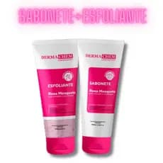 Kit Skincare Rosa Mosqueta Ultra Hidratante Sabonete e Esfoliante Dermachem