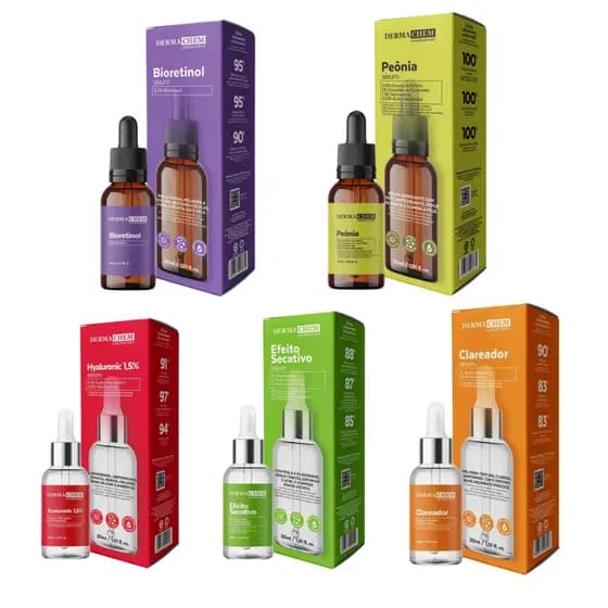 Sérum Dermachem Clareador Efeito Secativo Hyaluronic/Hialurônico Peônia Bioretinol - 30ml