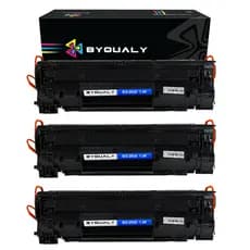 Kit 3 Toner Compatível Hp 283A Cf283A M127 M127fn M127FW M125a M125 M201 M226 M202 M225 Byqualy Novo