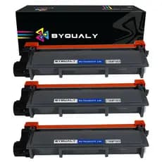 Kit 3x Toner Byqualy Compativel Brother Tn2340 Tn2370 Tn660 Dcp L2540 Tn2380 L2380 L2340 L2740 L2540