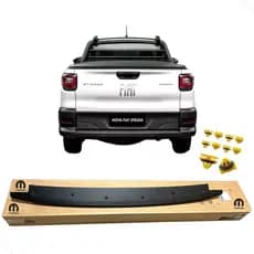 Moldura Superior Tampa Traseira Fiat Nova Strada Cabine Simples Plus 2020 a 2025 Original 100279013
