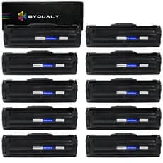 Kit 10x Toner Byqualy Compatível Hp 105a W1105a 107a 135a 107w 135w 137fnw Mfp 138fnw 105 Com Chip