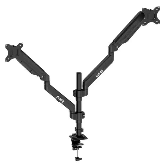 Suporte 2 Monitor Gás Articulado 13 A 32 Vesa 75x75/100x100 Até 12kgClanm