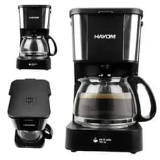 Cafeteira Elétrica Duo Home  jarra em vidro 750ml  Hayom CFA6202