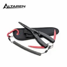 Alicate de Bico Fino Reto Artesanal Pesca Profissional com bainha salva vara Aço Carbono Resistente