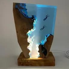 Luz Noturna de LED - Abajur  Mergulhador