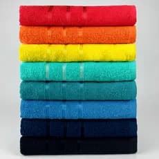 Kit 10 Toalhas de Rosto Premium Linha Bruna 100% Algodão Macia Confortavel Alta Absorção