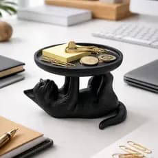 Bandeja Organizador Gato Decorativa Porta Acessórios