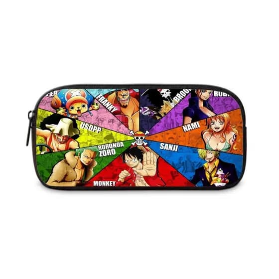Estojo Infantil One Piece Personagens Anime Otaku
