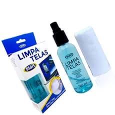LIMPA TELAS START 120ML E 1 PANO MICROFIBRA 22X25CM
