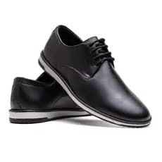 Sapato Derby Masculino Fecho Cadarço Sapato Casual Social