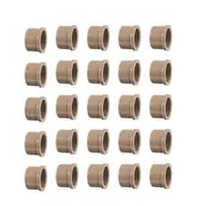 Kit Cap 25mm  ¾ Soldavel Marrom Caps Tampao Pvc