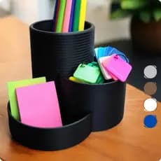 Porta Caneta Organizador De Mesa Escritório Para Clip Lápis Tesoura Borracha
