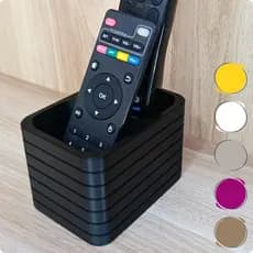 Suporte Controle Remoto Organizador Duplo Design Moderno