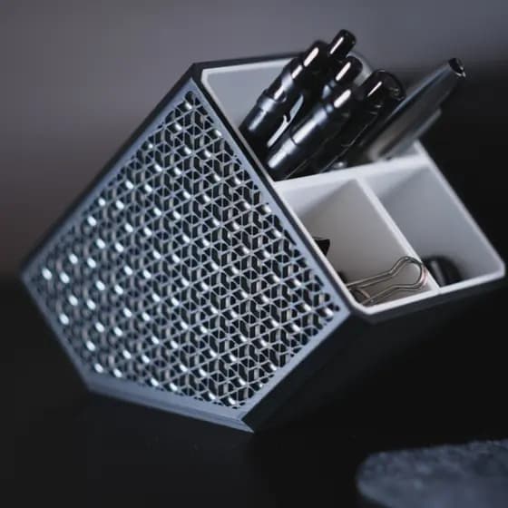 Organizador de Mesa Modular Multifuncional Porta Caneta para Mesa Escritório Recepção e Sala