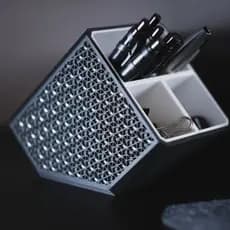 Organizador de Mesa Modular Multifuncional Porta Caneta para Mesa Escritório Recepção e Sala