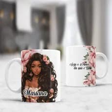Caneca Premium Super Branca Personalizada Tema Frase Motivacional  325ml Opção de colocar nome