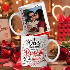 Caneca Premium Super Branca,  Personalizada Dia dos Namorados 325ml