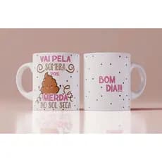Caneca Premium Super Branca Personalizada Tema Deboche  325ml