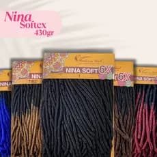 Nina Softex Crochet Braids 430gr Cabelo de fibra -  Crochet Braid - Fibra Japonesa Original Pacotão