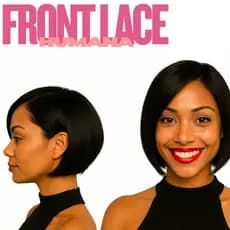 FRONT LACE - BOB CURL HUMANA