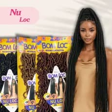 Aplique Nu Locs Crochet 90cm – Cabelo Sintético Texturizado, 330g Moder Girl  Dreads Longos Natural