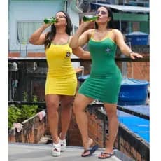 Vestido Do Brasil 2 Cores Copa do Mundo