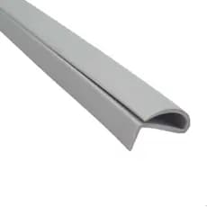 Perfil PVC Flexível 13mm Cinza para Acabamento de Cadeiras e Estofados (5m ou 10m)