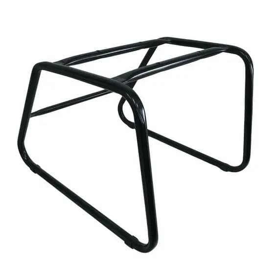 Base Trapézio para Cadeira Diretor em Aço Tubular 7/8 Preto Empilhável Estrutura Fixa