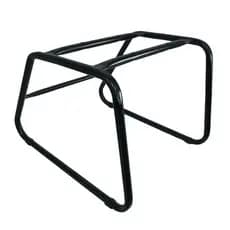 Base Trapézio para Cadeira Diretor em Aço Tubular 7/8 Preto Empilhável Estrutura Fixa