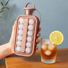 Forma Silicone Gelo Recipiente Garrafa Pote Tigela Conserva Armazena Bebidas Água Suco Cozinha