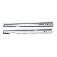 Corrediça Plástica Trilho PVC com 4 Pinos 30cm Para Gaveta de Gabinetes e Armários