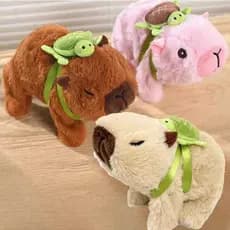 Brinquedos De Pelucia Capivara que anda e faz barulho